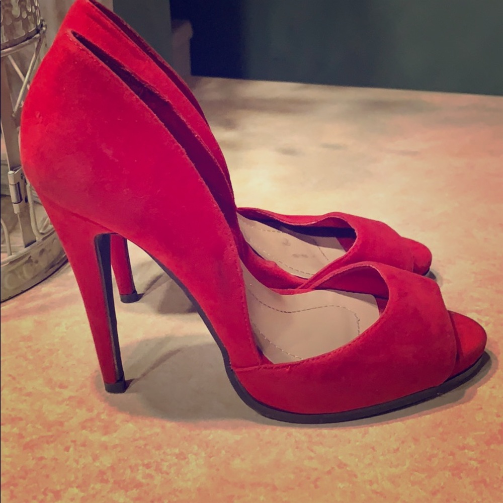 Red stilettos